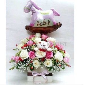 kado bunga baby born tangerang 2