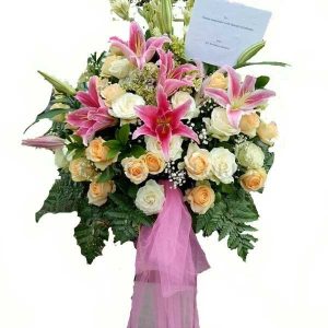 rangkaian bunga standing flower tangerang 2