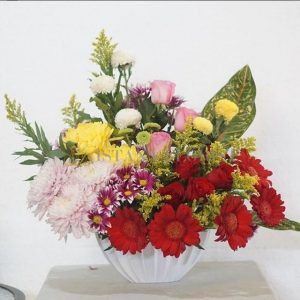 bunga meja palembang