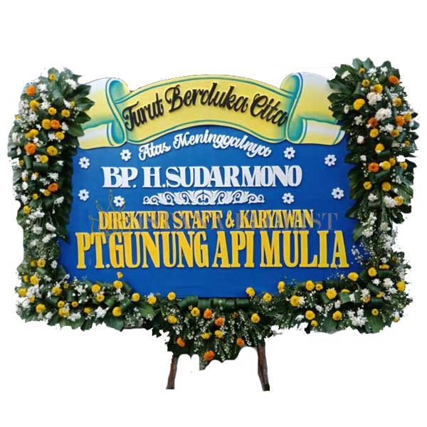 bunga papan pemakaman