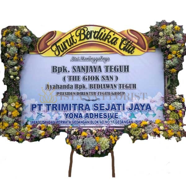 bunga papan duka cita