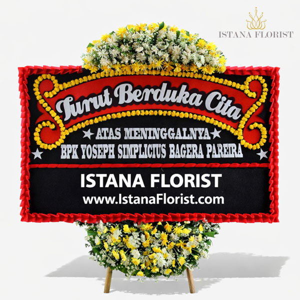 karangan bunga papan ucapan