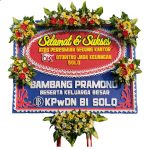 Bunga Papan Solo PSSO10 untuk Pernikahan dan Ucapan Selamat