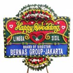 Bunga Papan Wedding Pernikahan