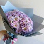 karangan bunga krisan