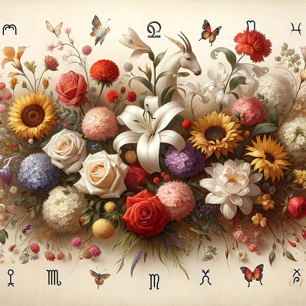 memilih buket bunga berdasarkan zodiak