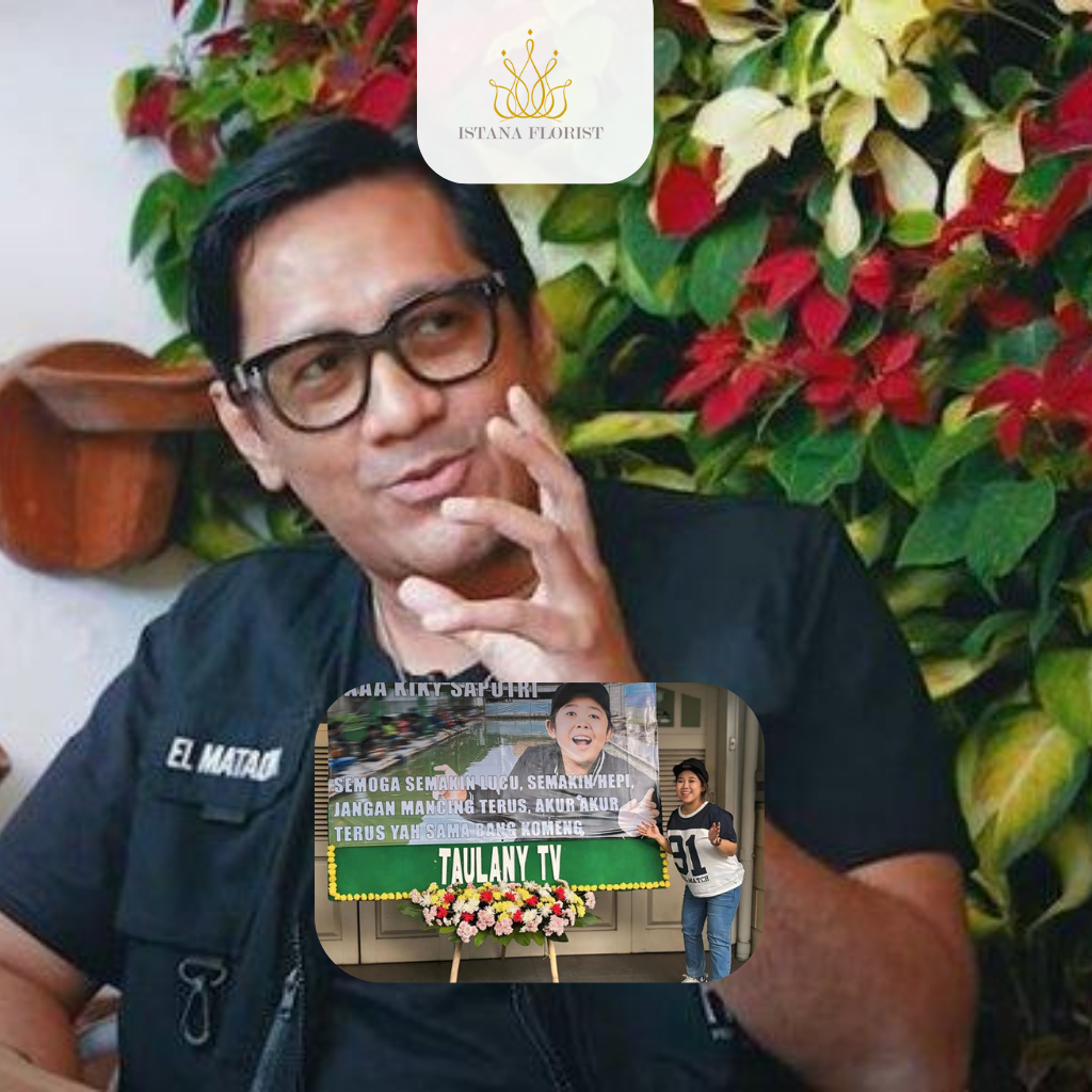 5 Kejailan Andre Taulany Mengirim Karangan Bunga ke Sahabat Artis