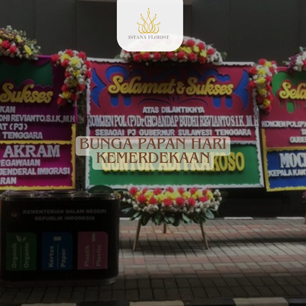 Bunga Papan Hari Kemerdekaan