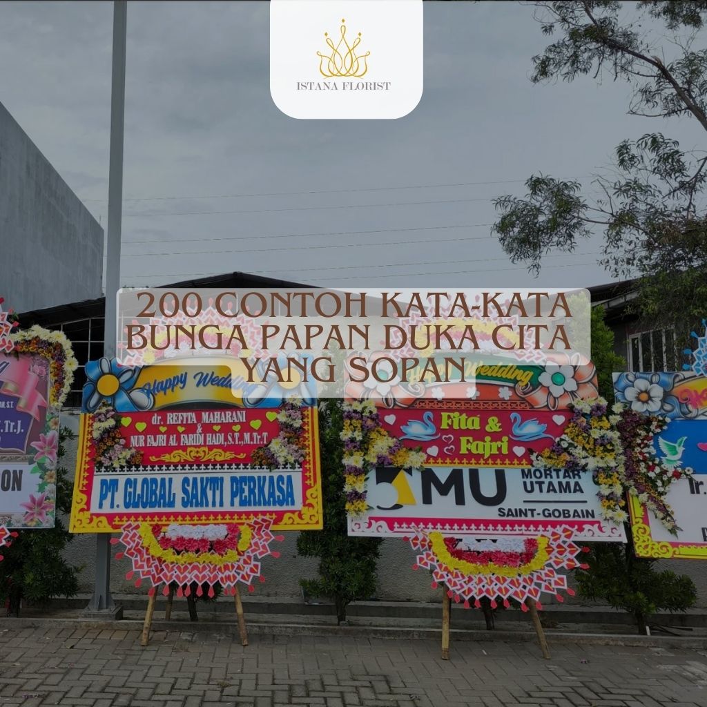 Bunga Papan Duka Cita yang Sopan