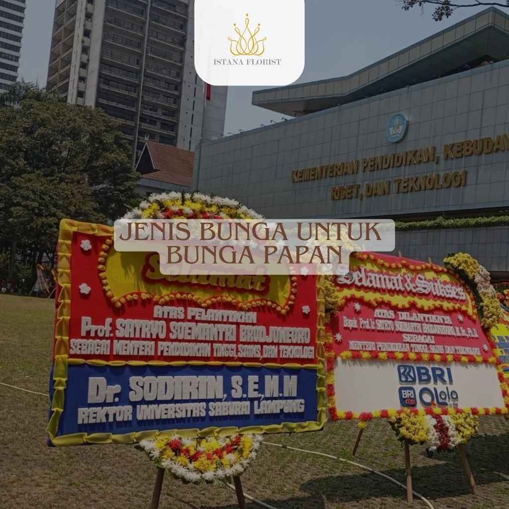 Mengapa Florist Memilih Jenis Bunga Tertentu untuk Bunga Papan